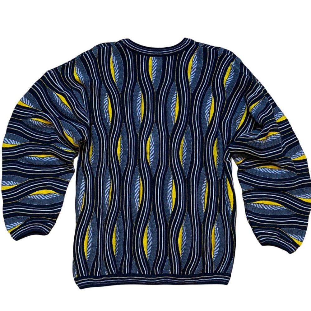 Men's Multicolor Patterned Sweater - Picture 2 of 6
